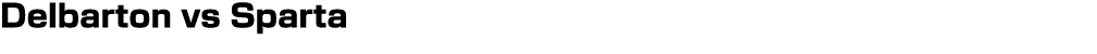 Delbarton vs Sparta
