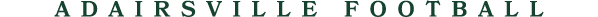 ADAIRSVILLE FOOTBALL