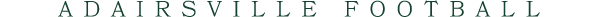 ADAIRSVILLE FOOTBALL