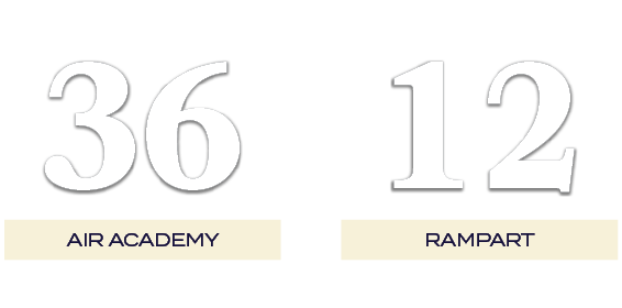 12,36,rampart,air academy