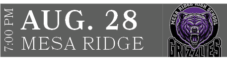 MESA RIDGE,AUG. 28,7:00 P
