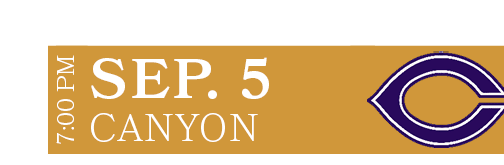 CANYON,SEP. 5,7:00 P
