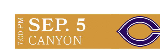 CANYON,SEP. 5,7:00 P