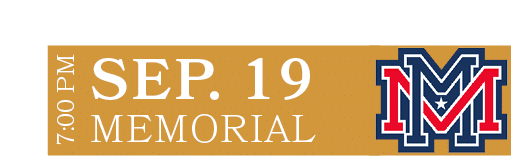 MEMORIAL,SEP. 19,7:00 P
