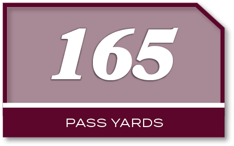 165,PASS YARD