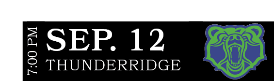 THUNDERRIDGE,SEP. 12,7:00 P