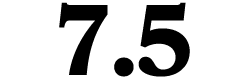 7.5