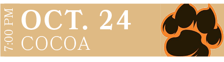COCOA,Oct. 24,7:00 P