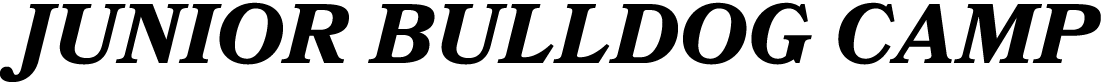 JUNIOR BULLDOG CAMP