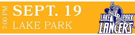 LAKE PARK,SEPT. 19,7:00 P