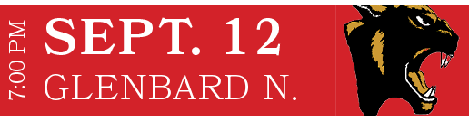 GLENBARD N.,SEPT. 12,7:00 P