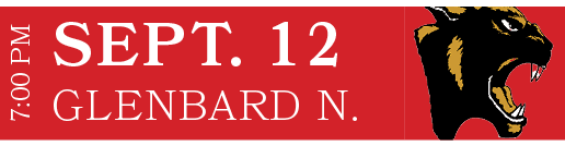 GLENBARD N.,SEPT. 12,7:00 P