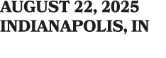 AUGUST 22, 2025 indianapolis, in