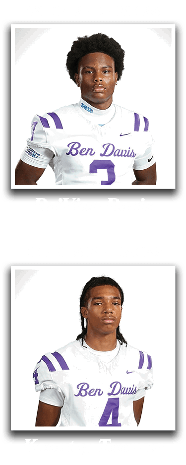 Keontay Toomer,defensive backS,Da’Vion Davis,Wide Receiver