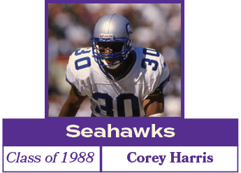 Corey Harris,Class of 1988,Seahawk