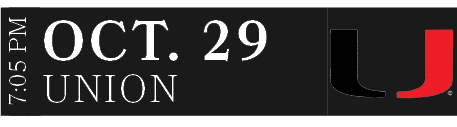 UNION,OCT. 29,7:05 P