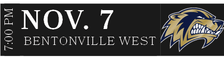 BENTONVILLE WEST,NOV. 7,7:00 P