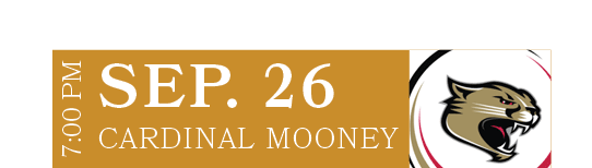 CARDINAL MOONEY,SEP. 26,7:00 P