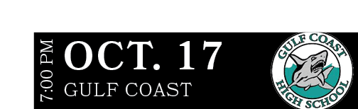 GULF COAST,OCT. 17,7:00 P