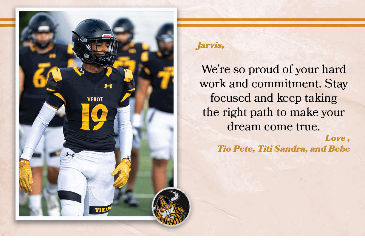 Jarvis, We’re so proud of your hard work and commitment. Stay focused and keep taking the right path to make your dre...