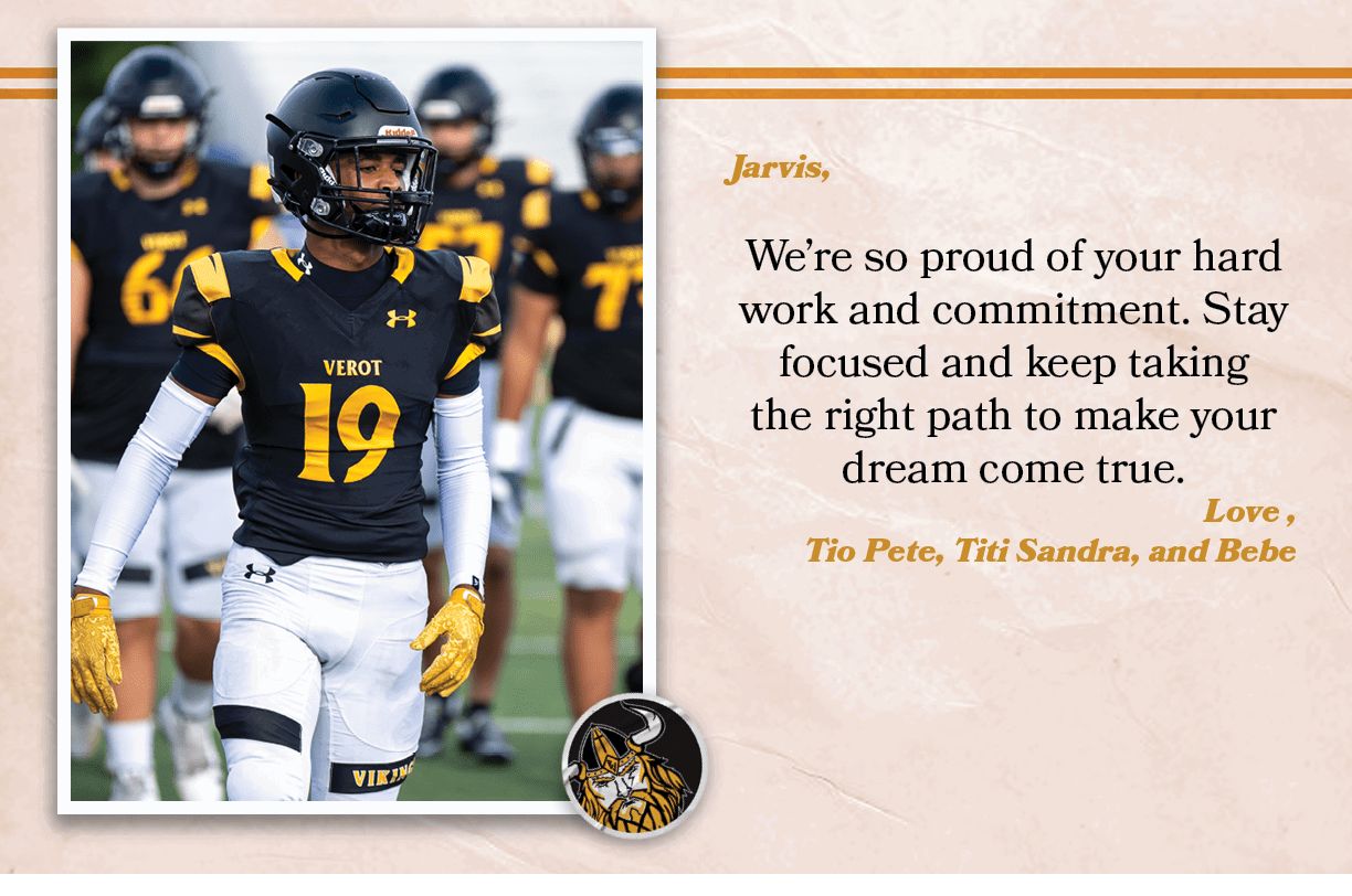 Jarvis, We’re so proud of your hard work and commitment. Stay focused and keep taking the right path to make your dre...