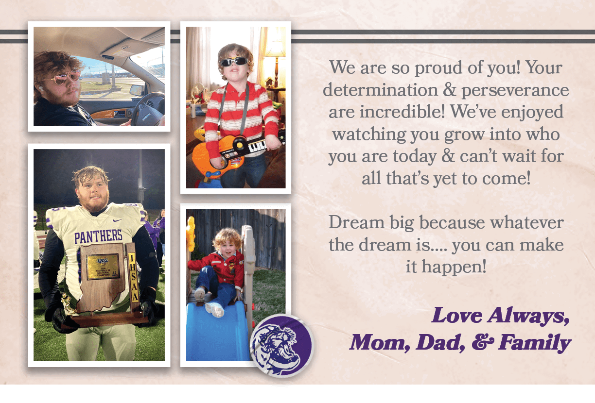 We are so proud of you! Your determination & perseverance are incredible! We’ve enjoyed watching you grow into who yo...