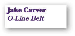 Jake Carver O Line Belt