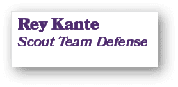 Rey Kante Scout Team Defense
