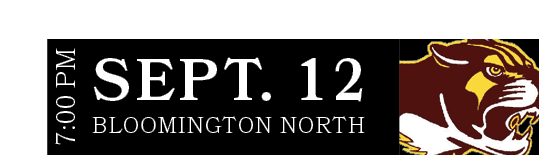 BLOOMINGTON NORTH,SEPT. 12,7:00 P