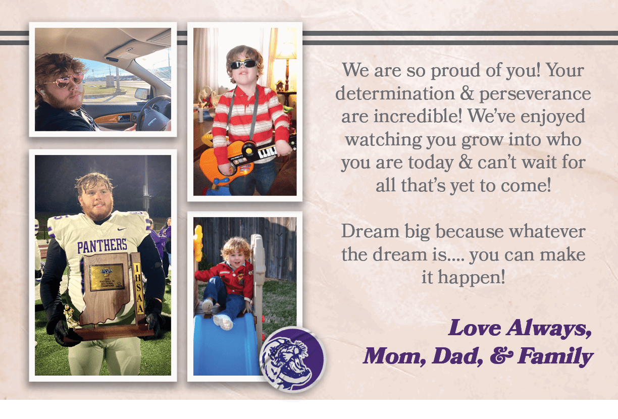 We are so proud of you! Your determination & perseverance are incredible! We’ve enjoyed watching you grow into who yo...