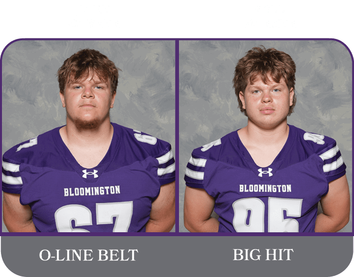 BIG HIT,O LINE BELT,WILL WARNER,JAKE CARVE