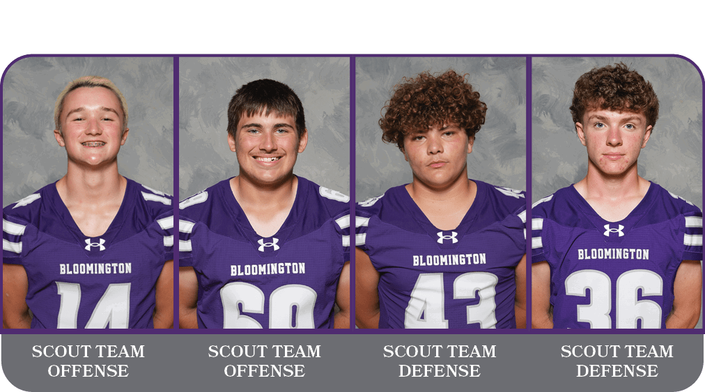 SCOUT TEAM DEFENSE,SCOUT TEAM DEFENSE,SCOUT TEAM OFFENSE,SCOUT TEAM OFFENSE,BRAXTON HAMILTON,MASON TAYLOR,JARRETT McG...