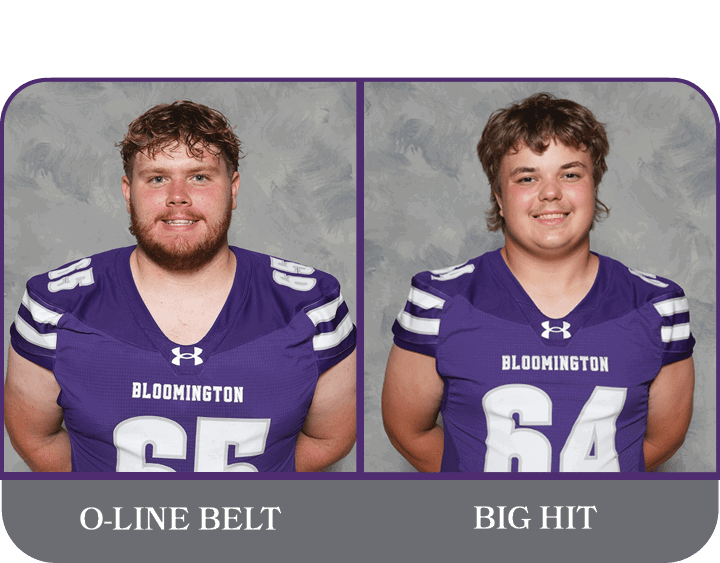 BIG HIT,O LINE BELT,BLAKE BYERS,BREYTON MELLO