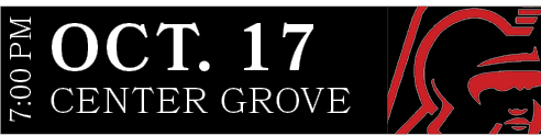 CENTER GROVE,OCT. 17,7:00 P