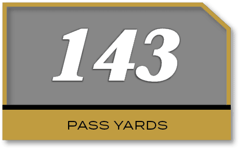 143,PASS YARD