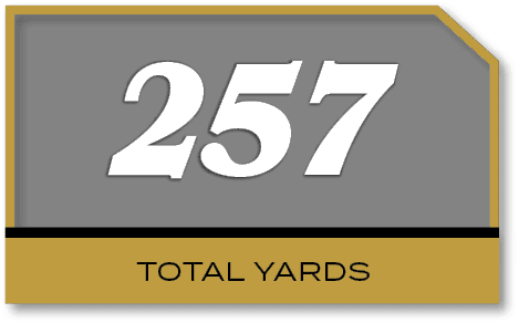 257,total yard