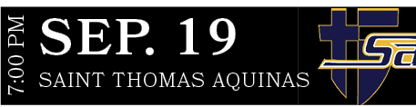 SAINT THOMAS AQUINAS,SEP. 19,7:00 P