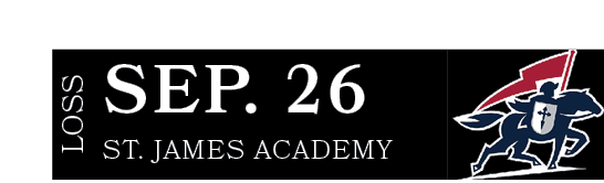 ST. JAMES ACADEMY,SEP. 26,LOS