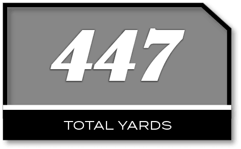 447,total yard