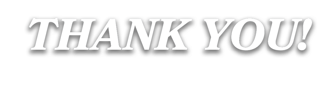 THANK YOU!