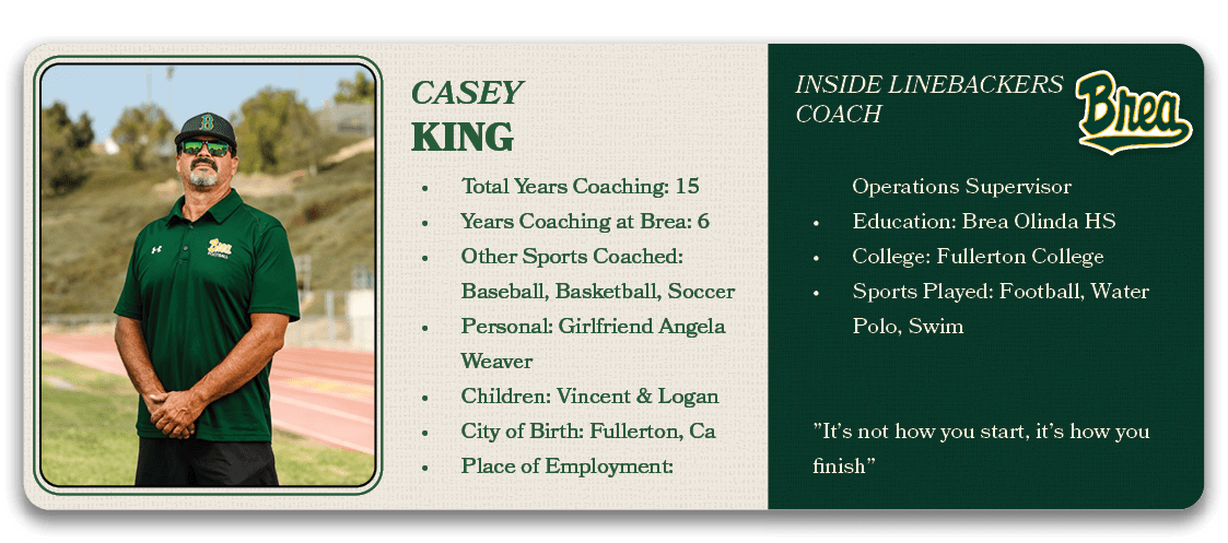 Inside Linebackers Coach