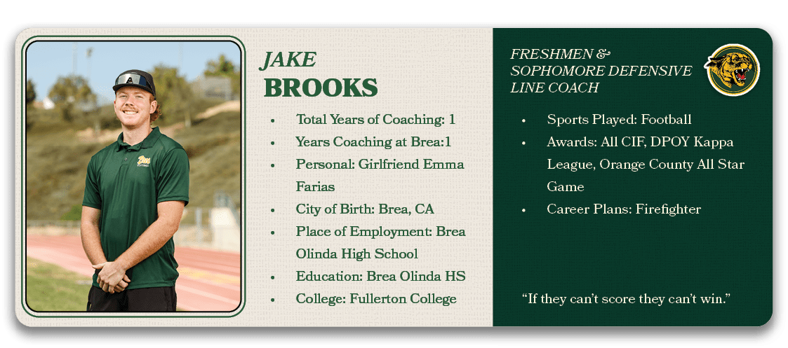 FrESHMEN & SophOMORE Defensive Line Coac