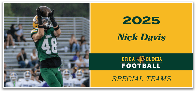 Nick Davis,SPECIAL TEAMS,202