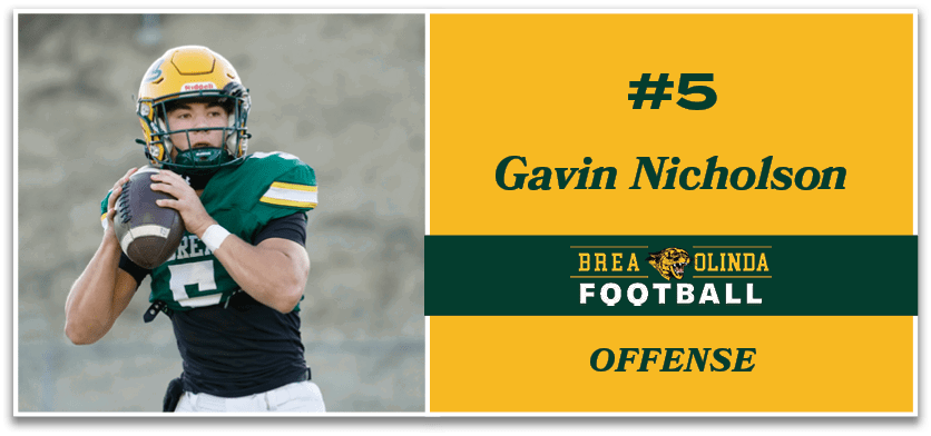 Gavin Nicholson,,OFFENSE,#
