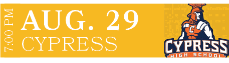 Cypress,Aug. 29,7:00 P