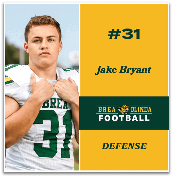 Jake Bryant,,DEFENSE,#3