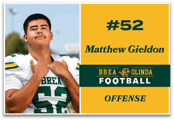 Matthew Gieldon,,OFFENSE,#5