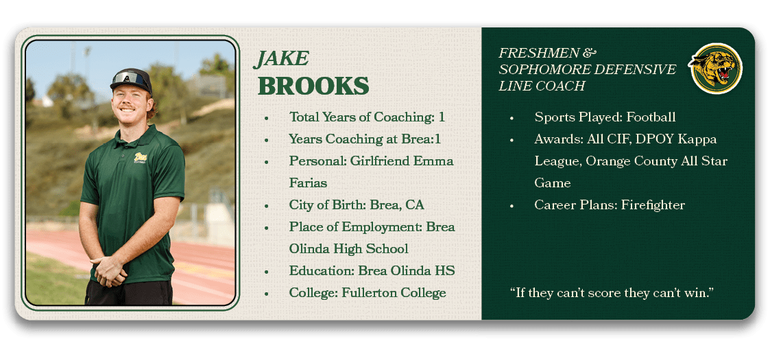 FrESHMEN & SophOMORE Defensive Line Coac