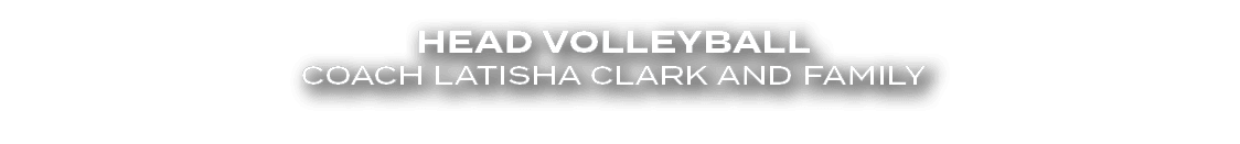 Head Volleyball Coach Latisha Clark and Family