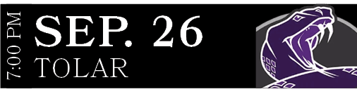 TOLAR,SEP. 26,7:00 P